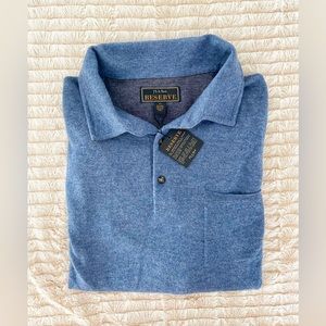 JOS A BANK RESERVE Blue Gray Pull Over Men’s Sweater Size XL NWT